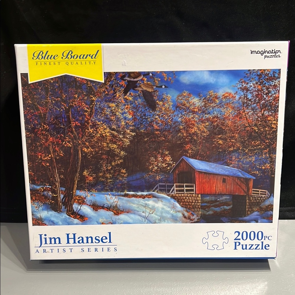 Imagination jigsaw Puzzles Jim Hansel Covered Bridge 2000 pieces NEW